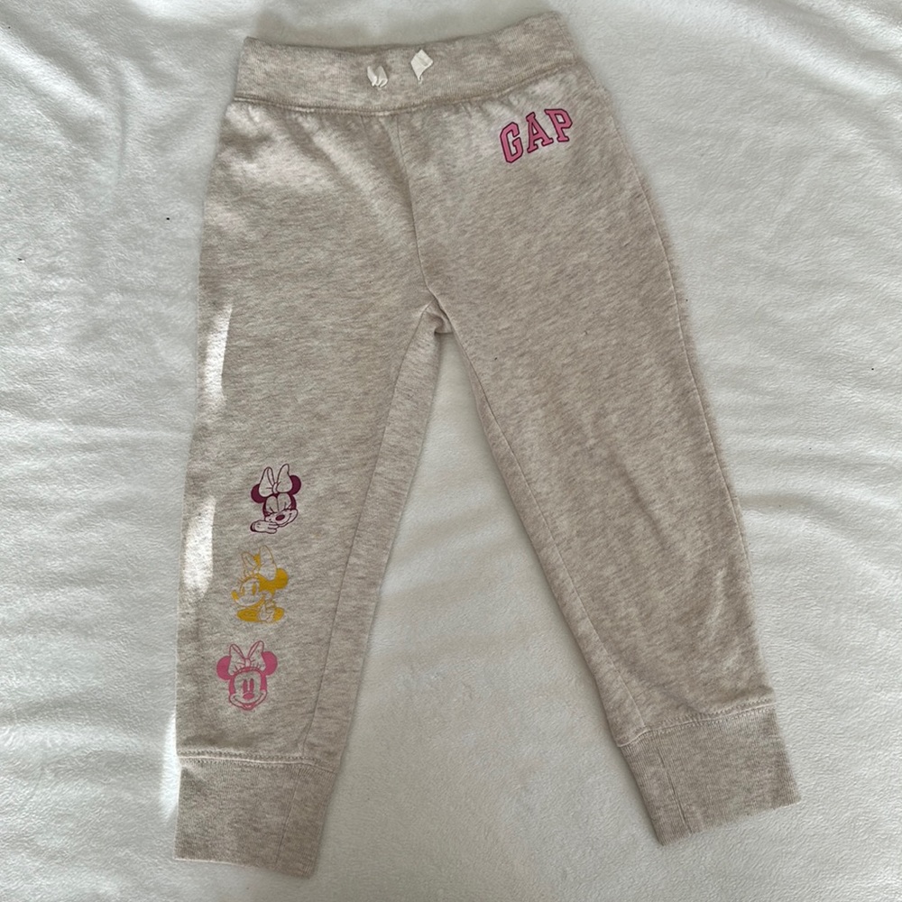 GAP baby toddler girl Disney Minnie Mouse joggers